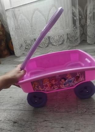 Детская тележка для игрушек disney princess