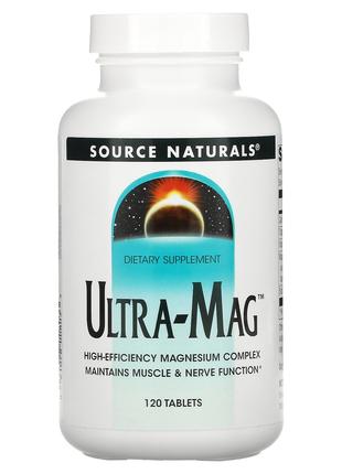 Source Naturals Ultra-Mag 120 таблеток ультра магний витамином B6