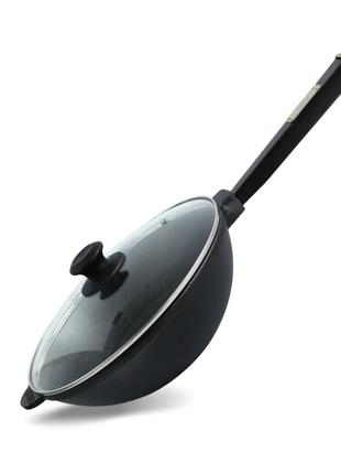 Сковорода чугунная Brizoll WOK W26H-6 2,8 л 26см