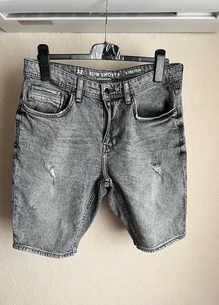 Шорты джинсовые мужские 32 slim