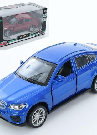 Джип металлический с резиновыми колесами AS-3030 АвтоМир, BMW X6