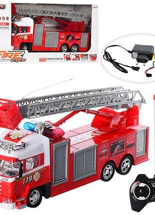 Пожарная машина игрушечная на радиоуправлении 666-117А