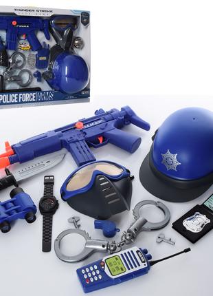 Набір іграшковий поліцейський з автоматом P015AB