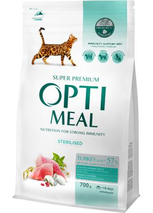 Сухой корм для кошек Optimeal для стерилизованных/кастрированн...