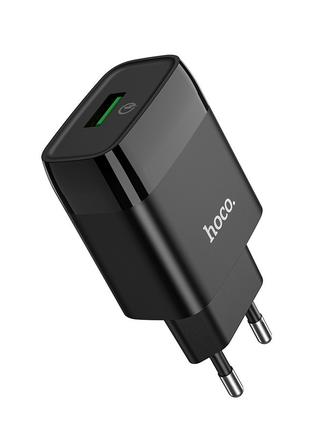 Сетевое зарядное устройство HOCO C72Q Glorious (5V/3A/1 USB) Q...