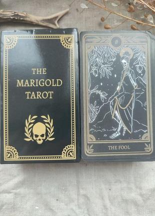 Гадальні карти меріголд таро the marigold темне таро з скелета...