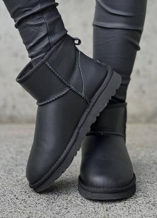 Уггі ugg mini leather premium