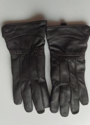 Мужские кожаные перчатки livergy 9 размер