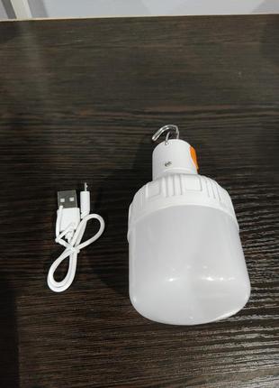 Лампа, фонарь, светодиодный светильник led 40w с usb зарядкой
