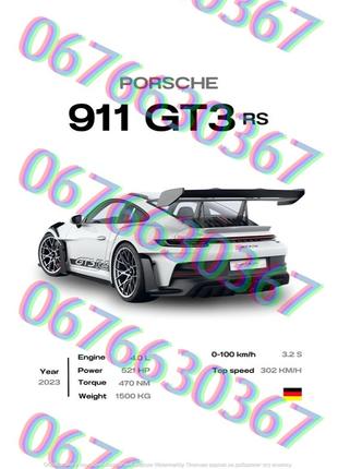 Постер POSCHE 911 GT3 RS