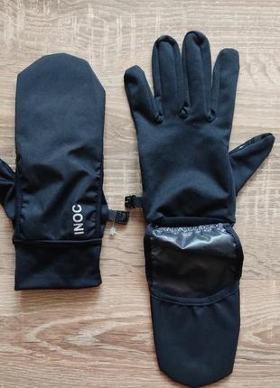 Мужские спортивные лыжные/для бега утеплённые перчатки германия