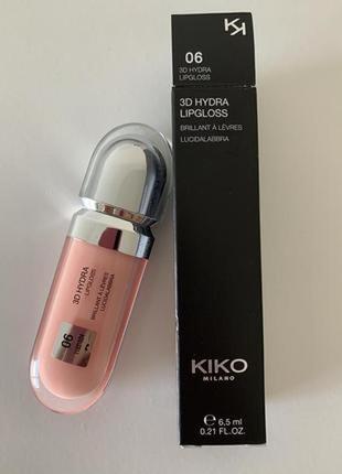 Блеск для губ kiko milano 3d 06