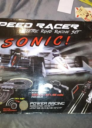 Гоночний трек , траса speed racer electric road racing set sonic!