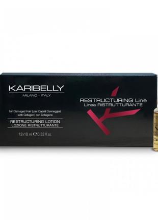 Восстанавливающий лосьон для волос Karibelly, 12*10 мл