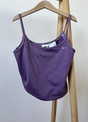 Спортивный топ nike спортивная фиолетовая майка