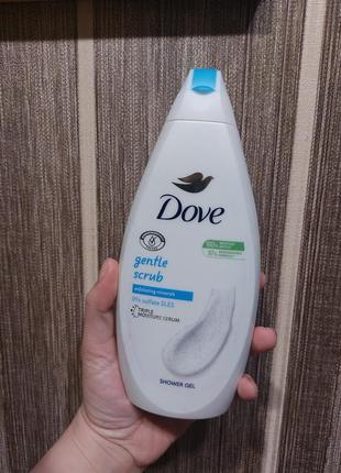 Гель-скраб "нежное обновление"dove gentle exfoliating shower g...