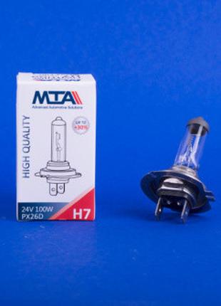 Лампа автомобильная H7 24V 100W PX26D 1750lm (ближняя/дальняя,...