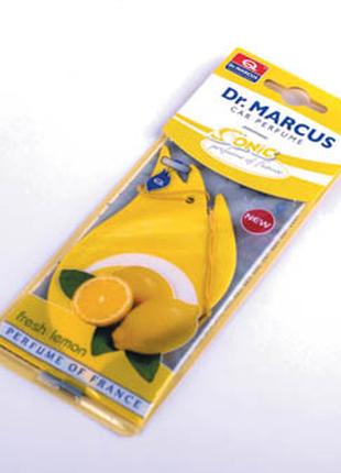 Ароматизатор в машину SONIC лимон (Fresh Lemon) (картонная под...