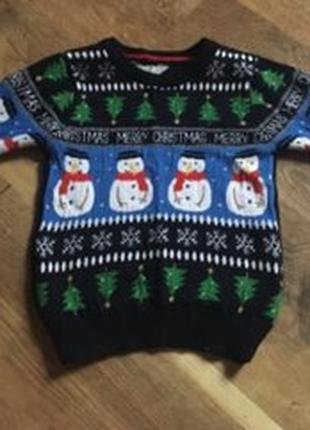 Новорічний светр від Primark на 2 роки