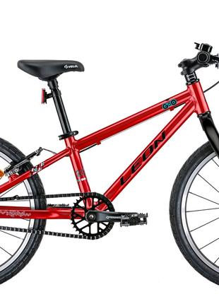 Велосипед 20" Leon GO Vbr 2022 красный с черным размер 10"