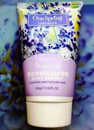 One spring lavender cleansing gel 100 ml гель для умывания с э...