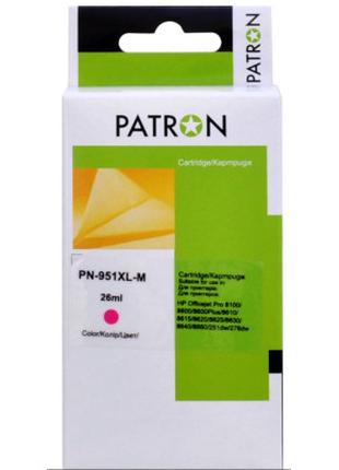 Картридж Patron HP 951XL (CN047AE/CN051AE) 1500c, Magenta (PN-...