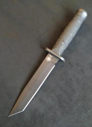 Тактический нож танто в пластиковых ножнах. Нож финка 30 см.