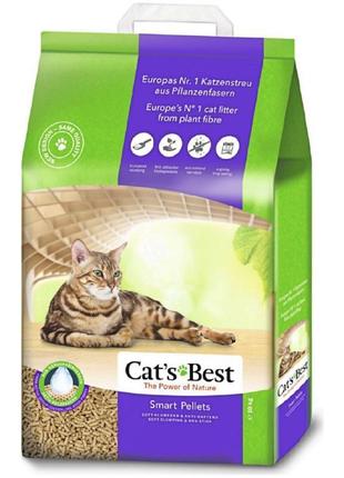 Наповнювач туалету для котів Cat‘s Best ‎Smart Pellets 20 л / ...