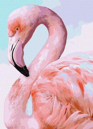 Картина по номерам Розовый фламинго ©Ira Volkova Идейка KHO439...