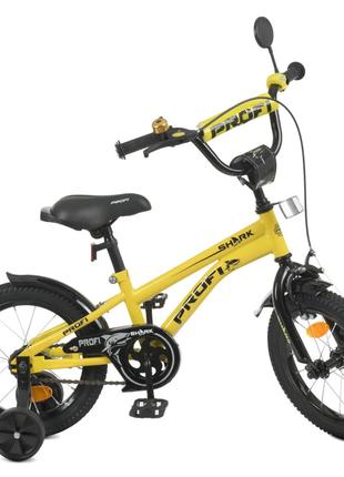 Велосипед детский PROF1 Y14214-1 14 дюймов, желтый