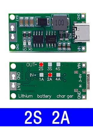 Модуль Зарядного пристрою 2S 2A с Type-C DDTCCRUB для літій-іо...