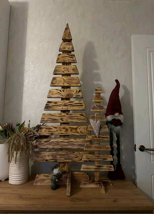 Ёлка, ёлочка новогодняя деревянная 125×50 см. Доставка вся Украин