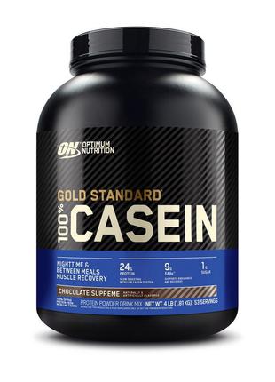 100% Gold Standard Casein (1,8 kg, chocolate supreme) 18+