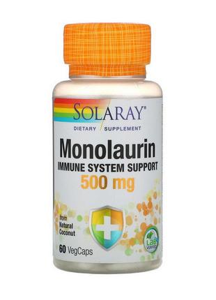 Monolaurin 500 mg (immune system support) (60 veg caps) 18+