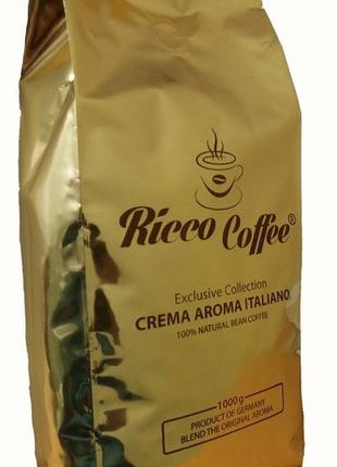Кофе в зернах Ricco Coffee Crema Aroma Italiano 1 кг
