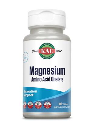 Magnesium Amino Acid Chelate (100 tab) 18+
