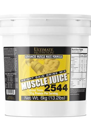 Гейнер Ultimate Muscle Juice 2544, 6 кг Банан