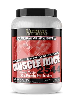 Гейнер Ultimate Muscle Juice 2544, 2.25 кг Клубника