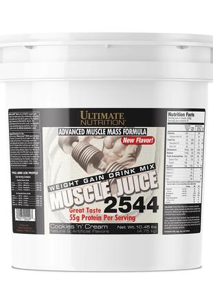Гейнер Ultimate Muscle Juice 2544, 4.75 кг Печенье-крем