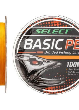 Шнур Select Basic PE 100м (оранж.) #1/0,14мм