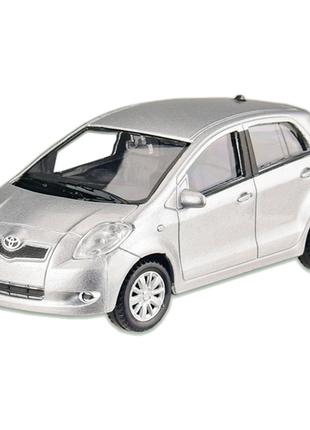 Машина металлическая TOYOTA YARIS "WELLY" 44003CW масштаб 1:43