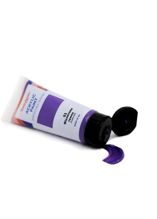 Акриловая краска глянцевая Фиолетовая темная Brushme TBA60051 ...