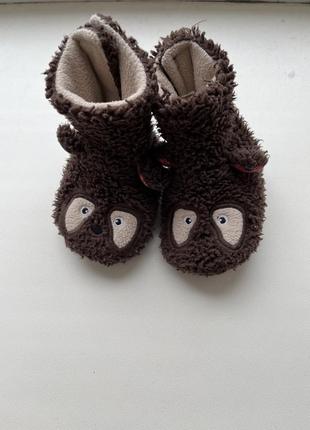 Пинетки теплые носки для новорожденных