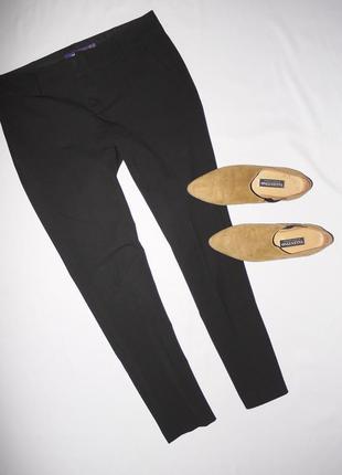 Mexx . брендовые укороченные классические брюки ,черные