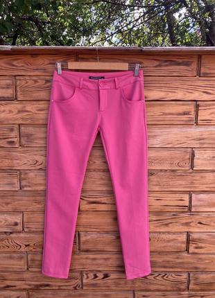 Женские розовые брюки на лето 44 размер.