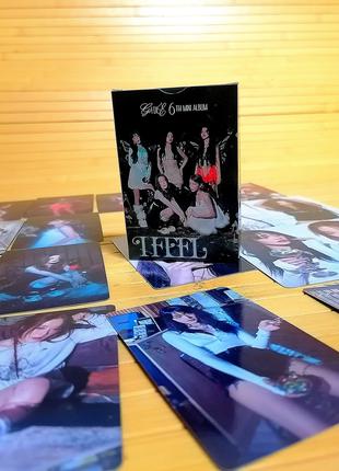 Ломо карты lomo cards Айдиль (G)I-dle I feel (чорні) Метелики