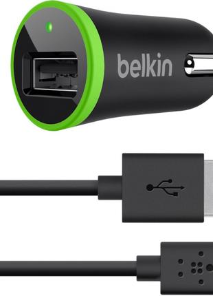 АЗУ Belkin Car Charger с Кабелем Lightning to USB (10 watt/2.4...