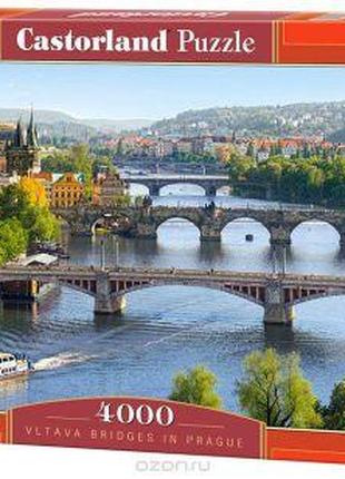 Пазлы "Мосты над Влтавой, Чехия" (4000 элементов)