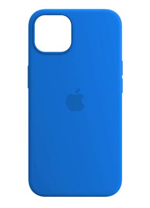 Панель Original Silicone Case для Apple iPhone 15 Capri Blue (...