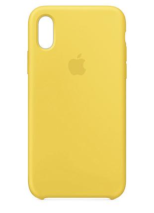 Панель Original Silicone Case для Apple iPhone XR Yellow (ARM5...